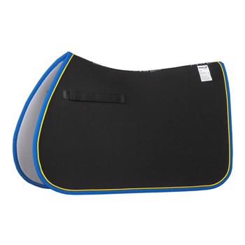 Formiga Jump Saddle Pad Full Short - Black/Blue/Yellow - 6 mm